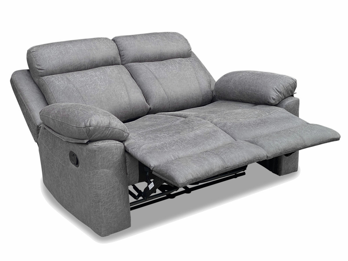 Recliner Sofa Suede Leather fabric